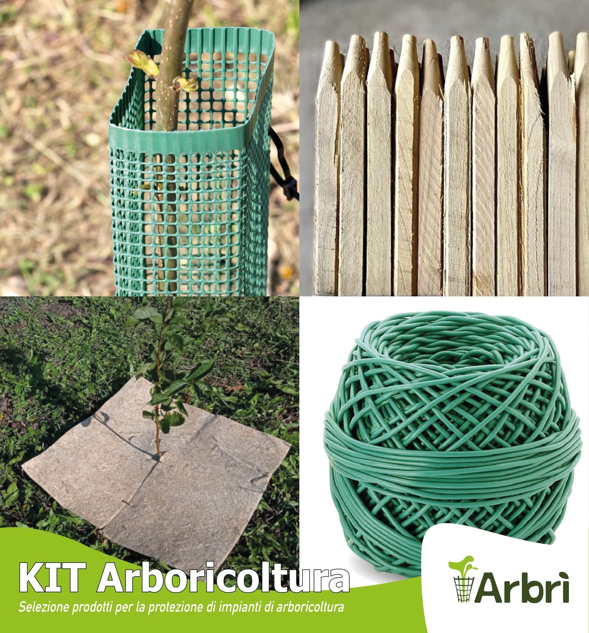 KIT per protezione per Arboricoltura - Arbri Store - Supporti per piante