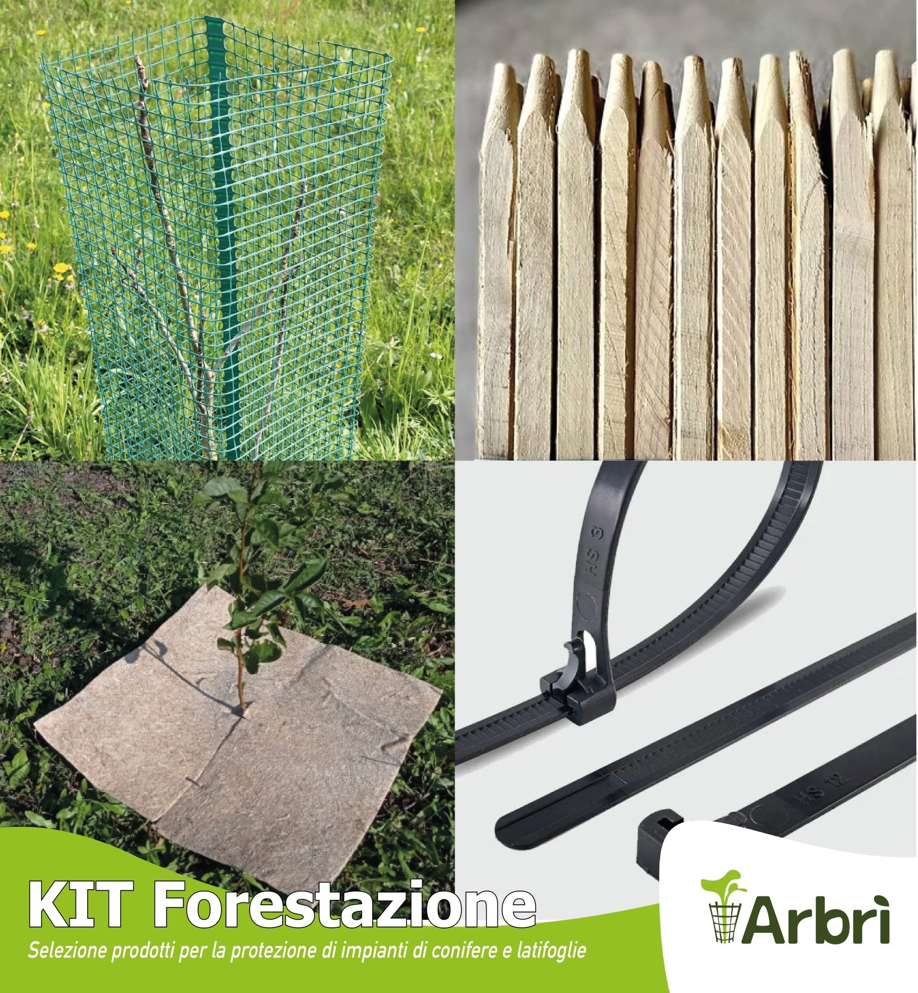 KIT per protezione per Forestazione - Arbri Store - Supporti per piante