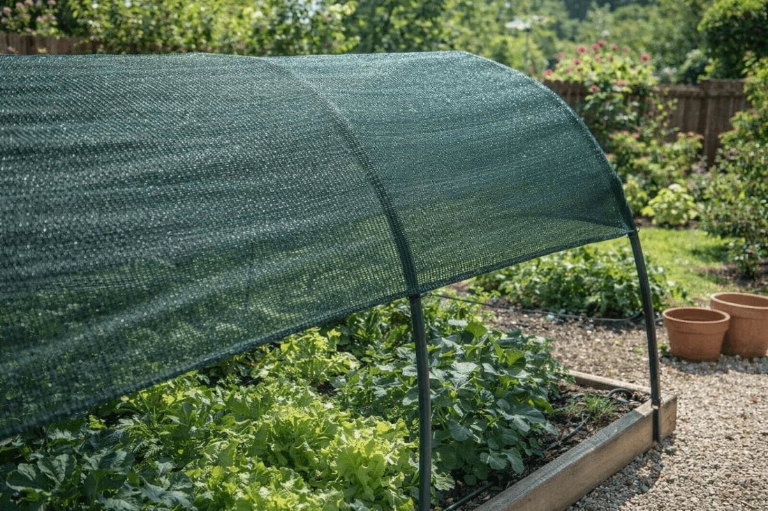 SolarNet 90% – Rete ombreggiante da giardino verde - Arbri Store - Reti ombreggianti